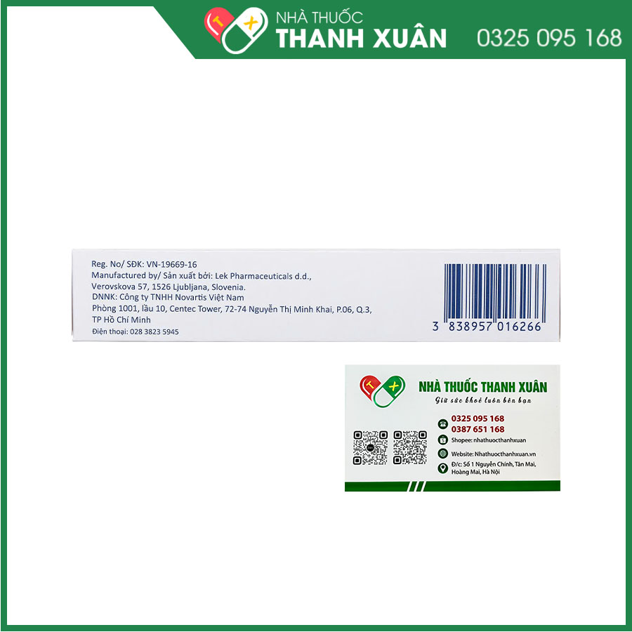 NifeHexal 30 LA điều trị đau thắt ngực, tăng huyết áp, hội chứng Raynaud